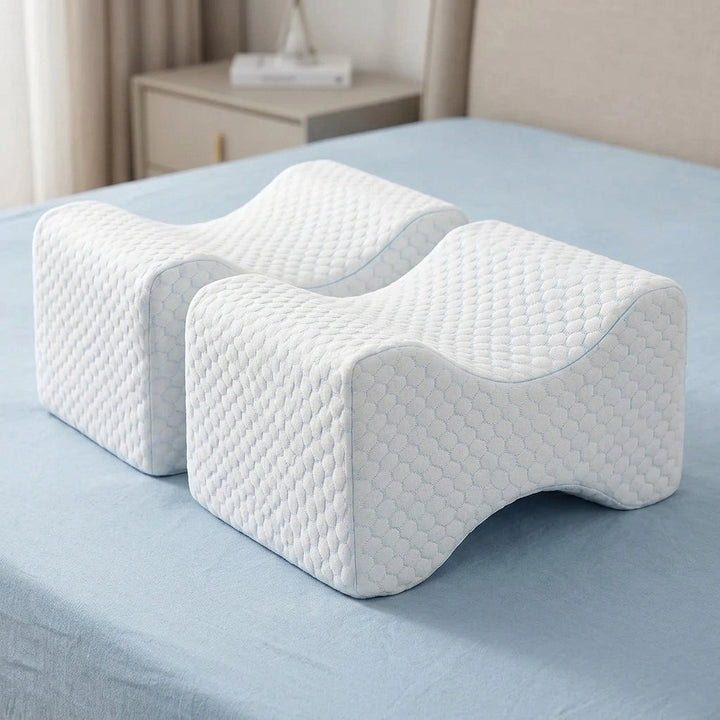 Memory Foam Knee Support Pillow – Orthopedic Leg Pillow for Side Sleepers