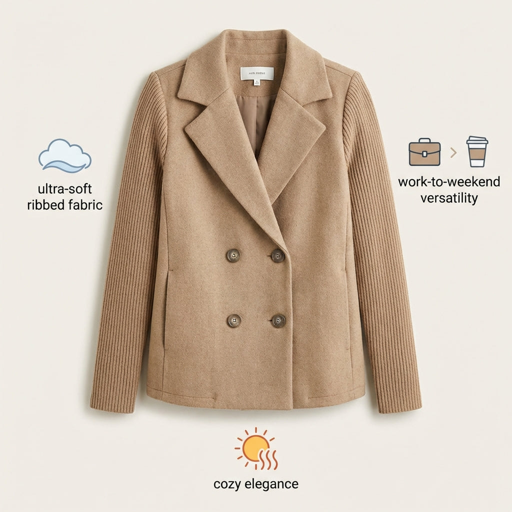 WARMTH & STYLE™ – The Essential Blazer Coat for Cozy Elegance