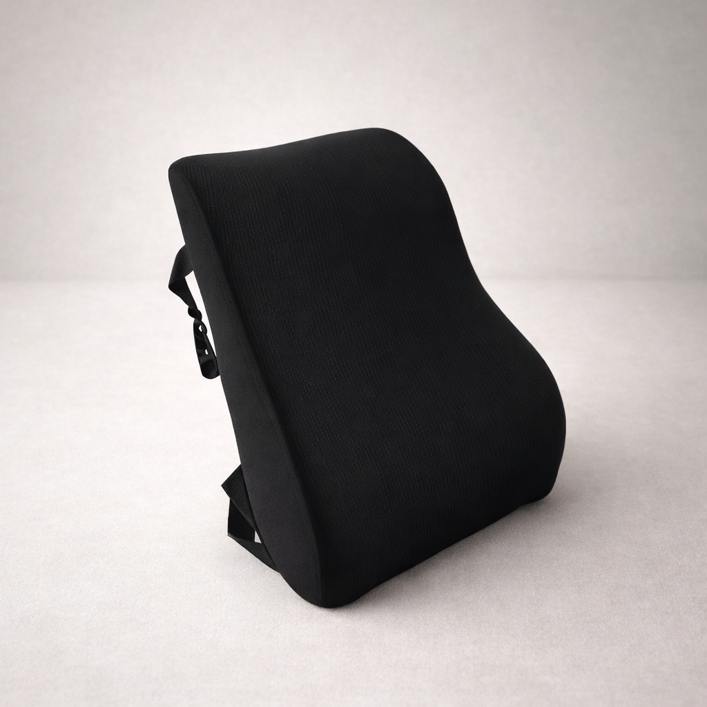 Lumbar Support Cushion – Memory Foam Back Support for Office Chairs