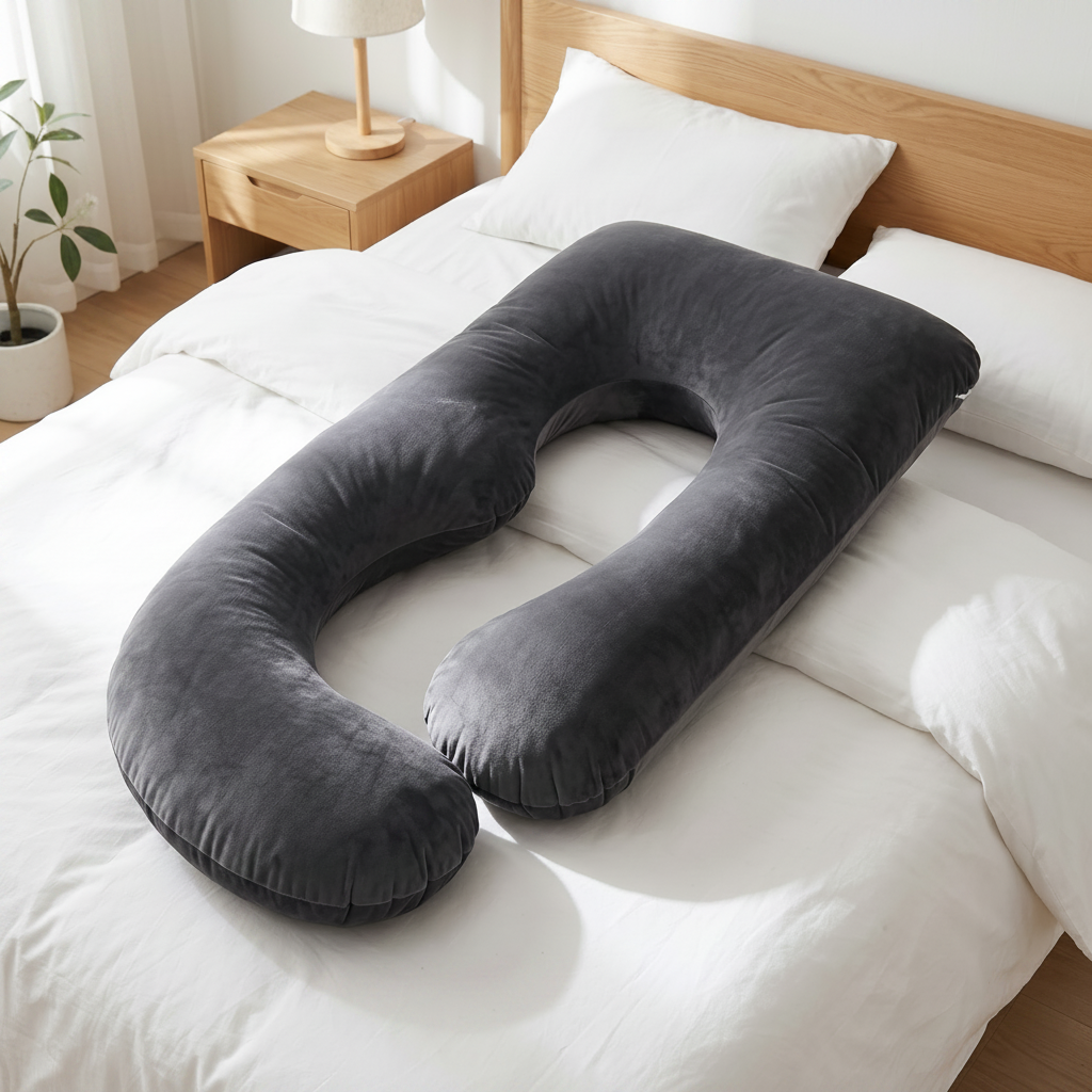 BumpHug Maternity Pillow – Pregnancy Support Pillow for Side Sleepers