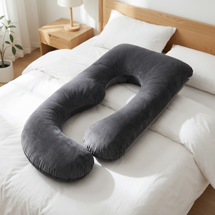BumpHug Maternity Pillow – Pregnancy Support Pillow for Side Sleepers