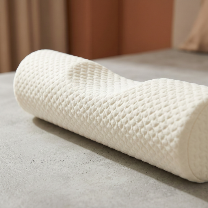 NeckRoll Support Pillow – Cervical Memory Foam Pillow for Neck Pain Relief