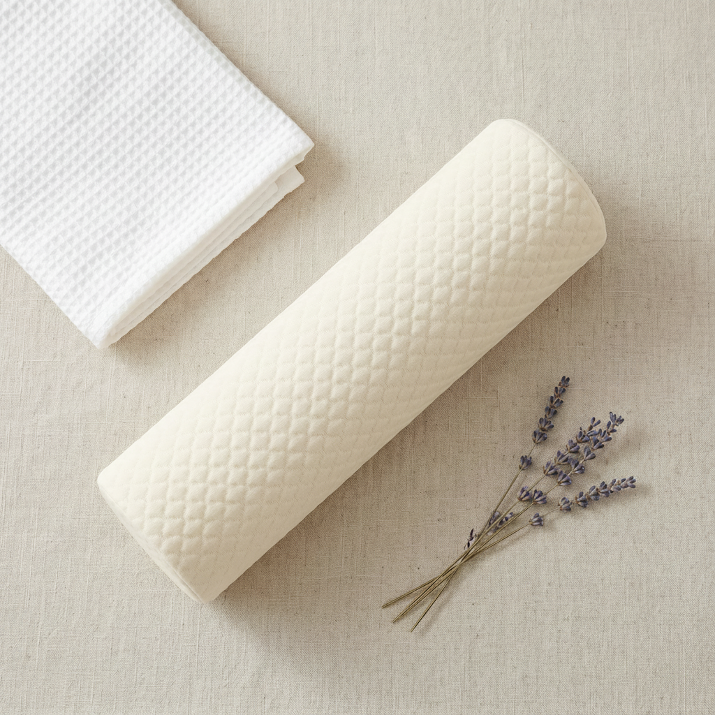 NeckRoll Support Pillow – Cervical Memory Foam Pillow for Neck Pain Relief