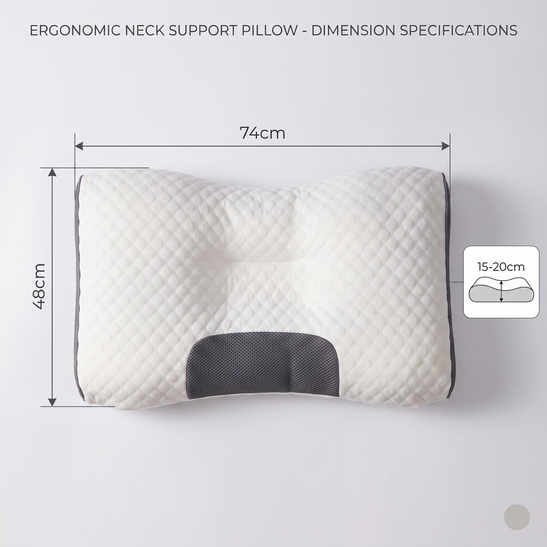 Neck Support Pillow – Ergonomic Memory Foam Pillow for Neck Pain Relief