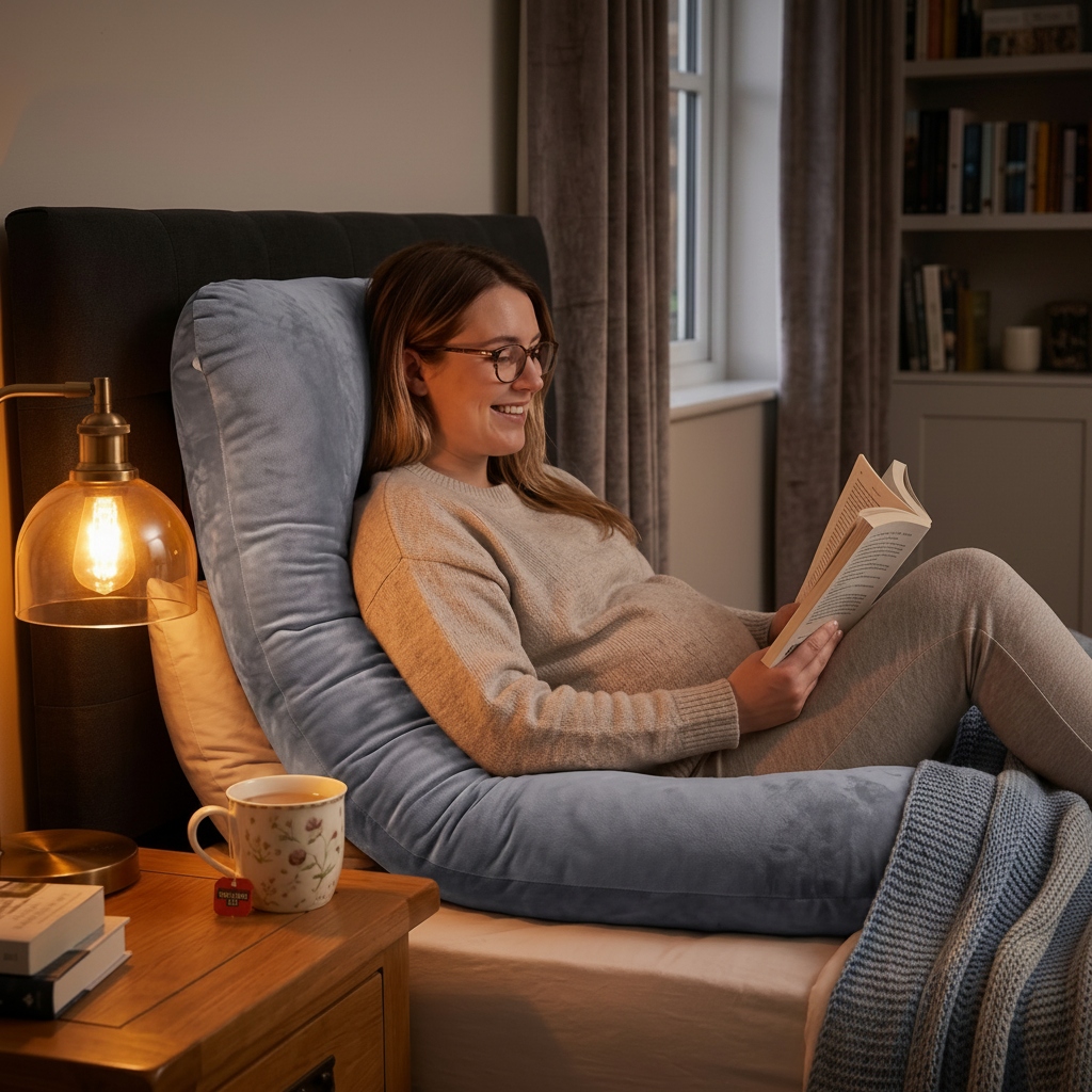 BumpHug Maternity Pillow – Pregnancy Support Pillow for Side Sleepers