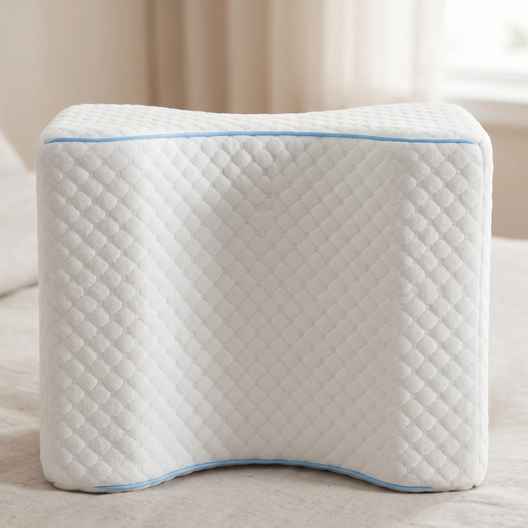 Memory Foam Knee Support Pillow – Orthopedic Leg Pillow for Side Sleepers