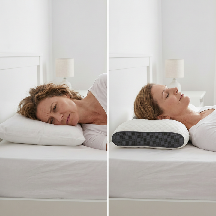 Neck Support Pillow – Ergonomic Memory Foam Pillow for Neck Pain Relief