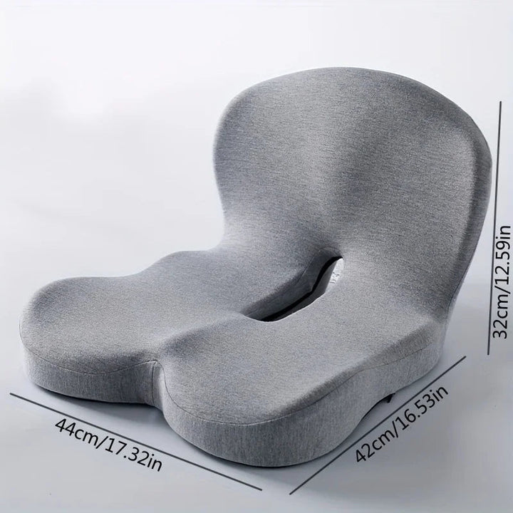 Ergonomic L-Shape Seat Cushion – Memory Foam Coccyx & Tailbone Support