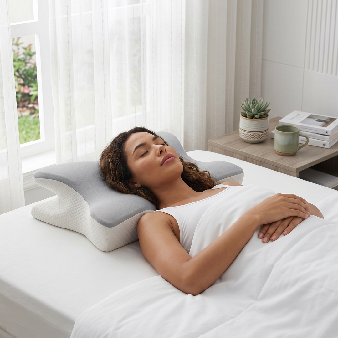 Cervical Neck Pillow | Ergonomic Memory Foam Pillow for Neck Pain Relief
