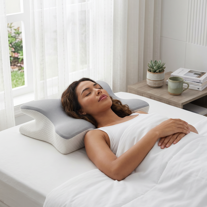 Cervical Neck Pillow | Ergonomic Memory Foam Pillow for Neck Pain Relief